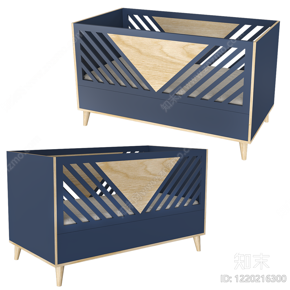 北欧风家具3D模型渲染效果图