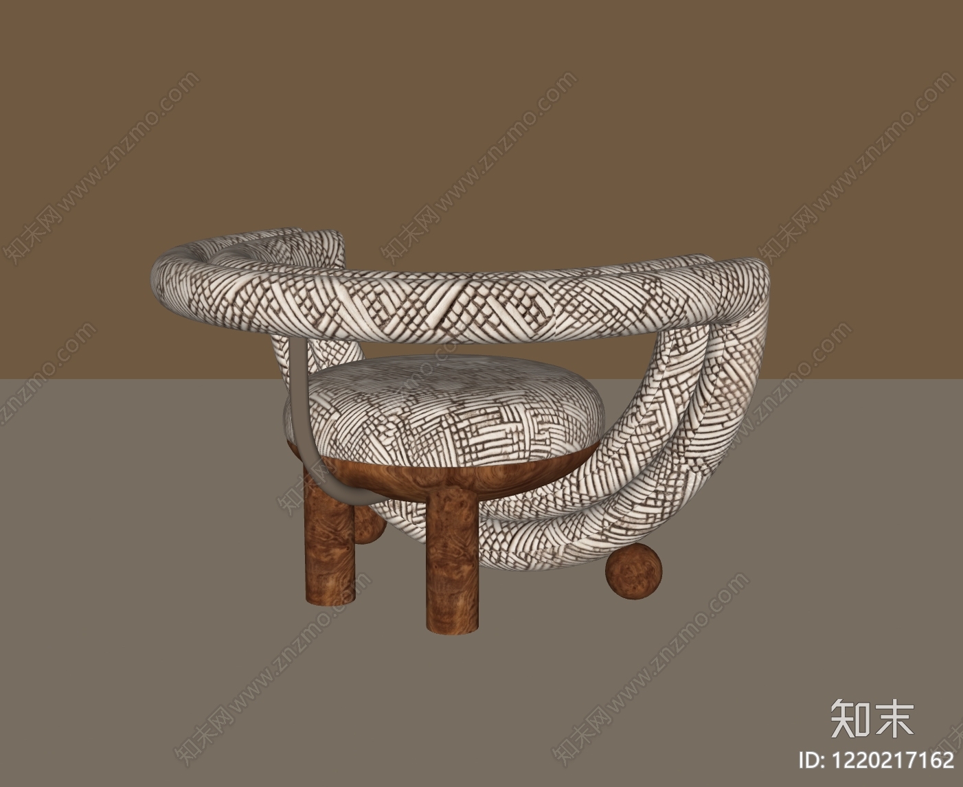 中古风休闲椅SU模型下载【ID:1220217162】