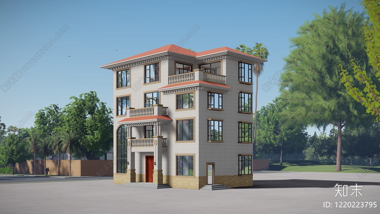 别墅建筑cad施工图下载【ID:1220223795】