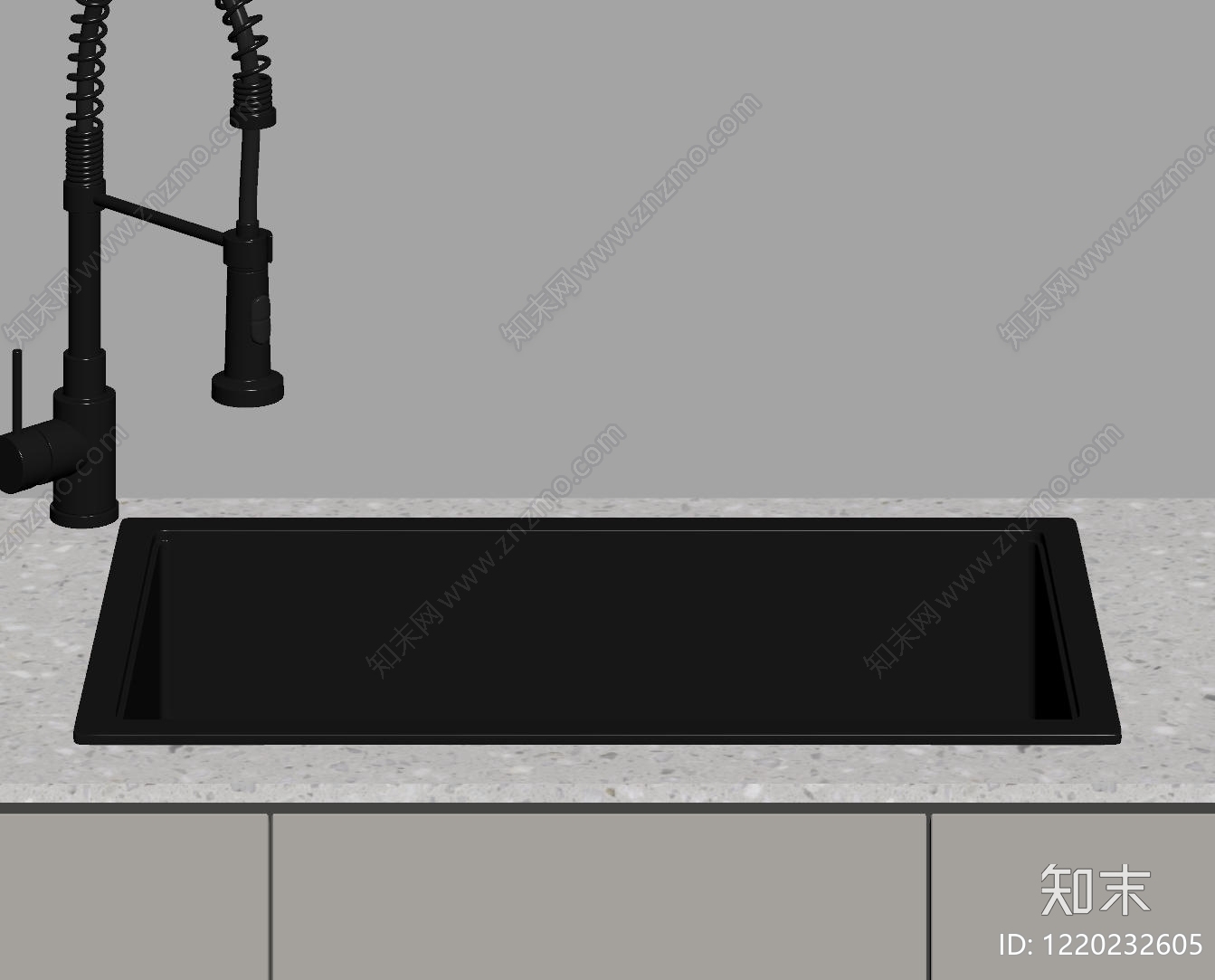 极简水槽SU模型下载【ID:1220232605】