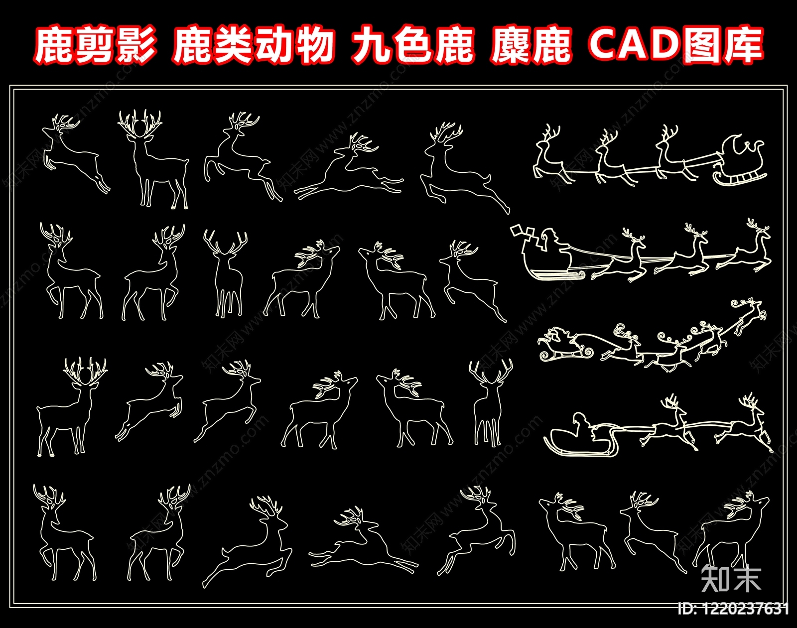 动物CAD图纸