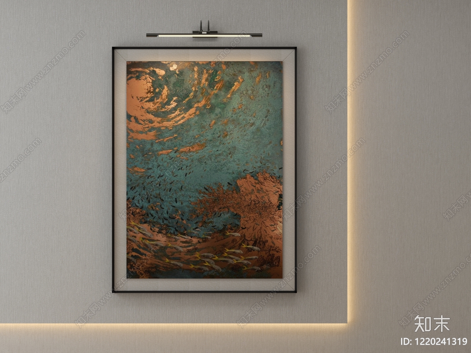 现代简约挂画3D模型下载【ID:1220241319】