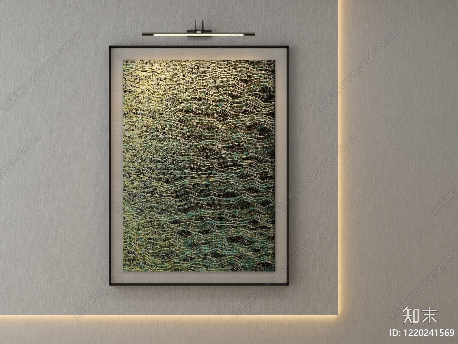 极简挂画3D模型下载【ID:1220241569】