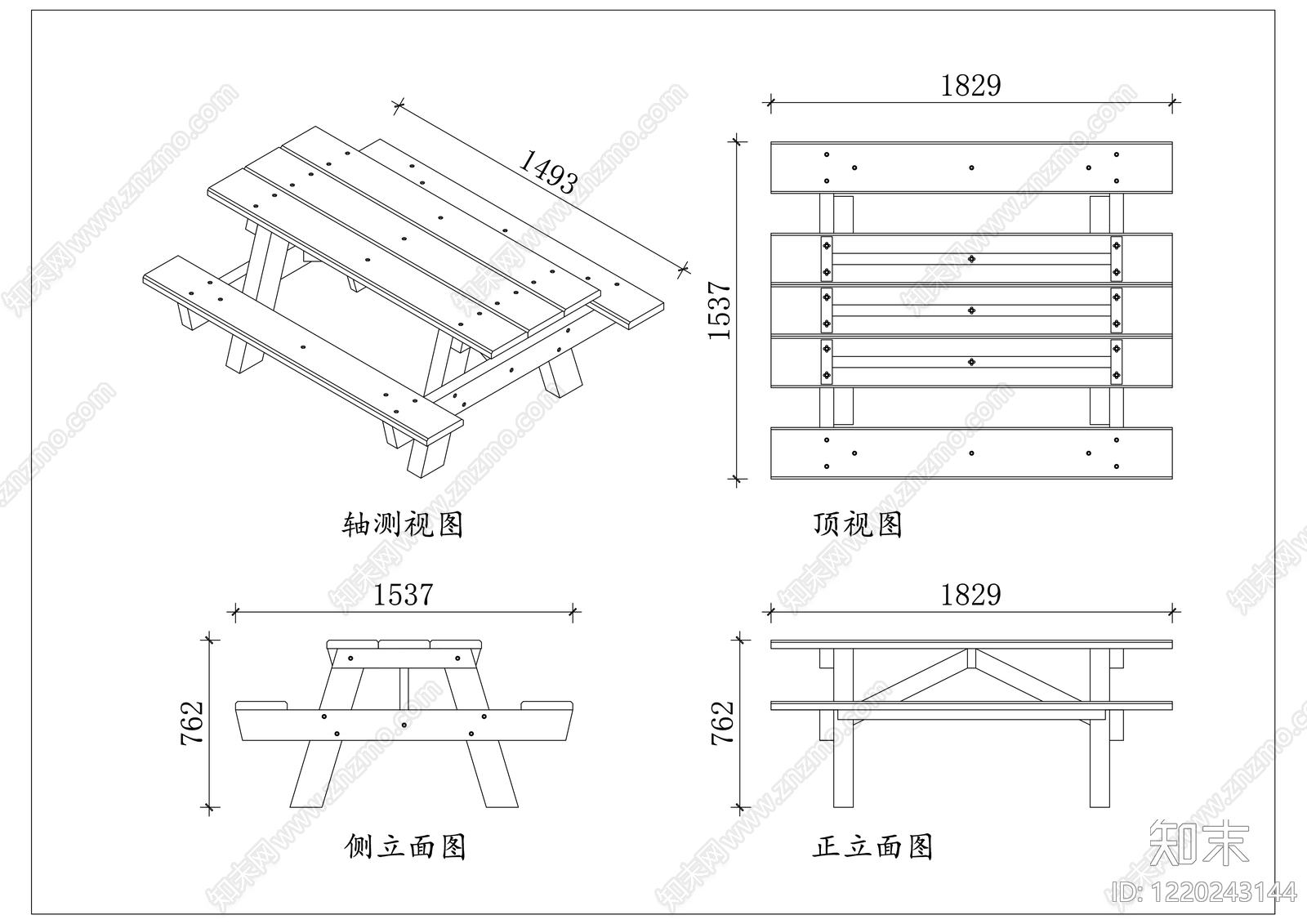 家具图库CAD图纸