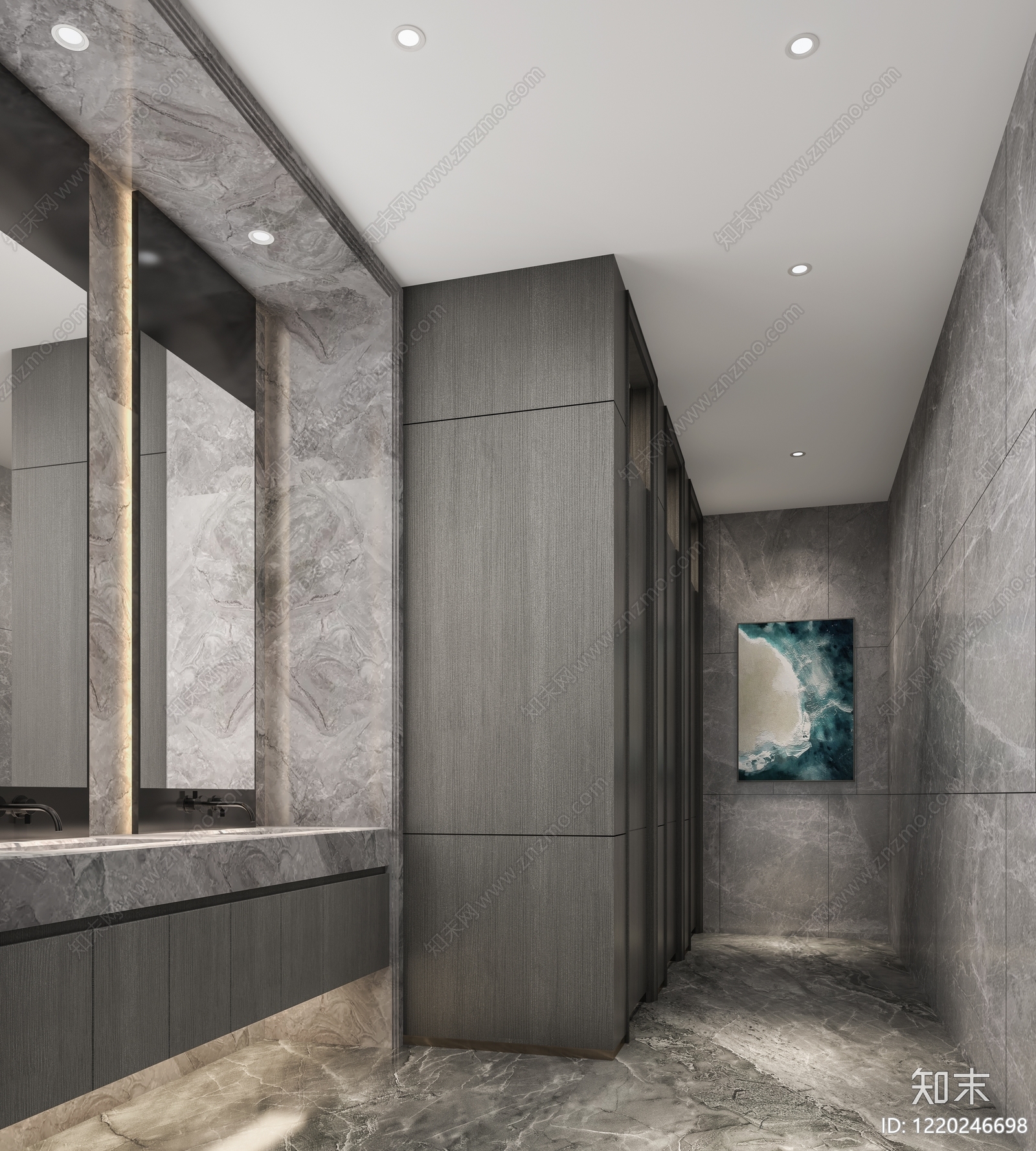 现代轻奢影音室3D模型下载【ID:1220246698】