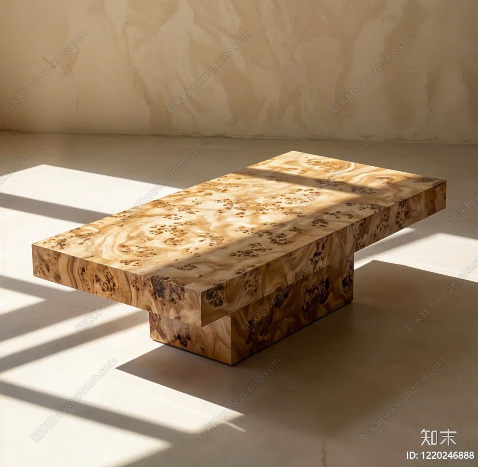 侘寂茶几SU模型下载【ID:1220246888】