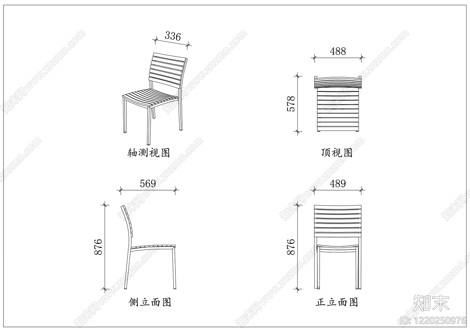 简约家具图库CAD图纸