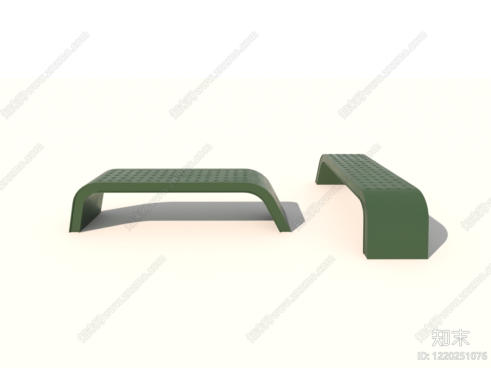 极简主义户外家具3D模型渲染效果图
