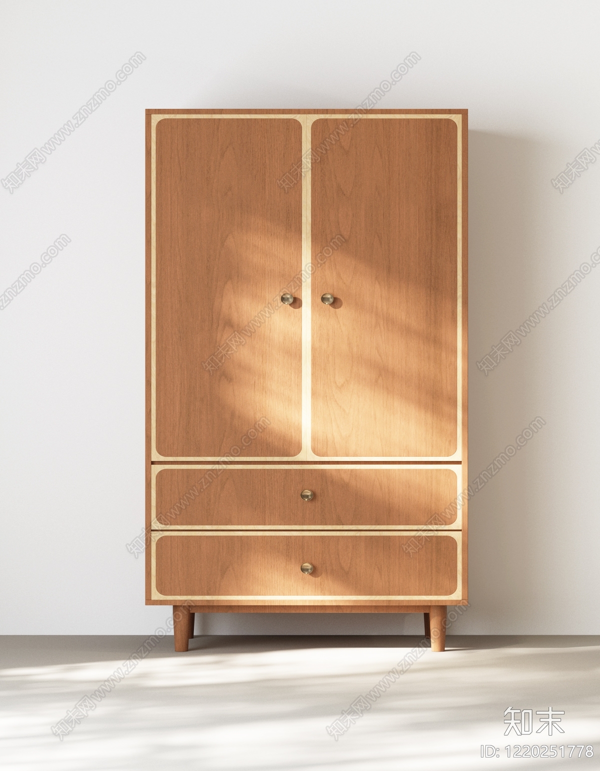 中古风衣柜SU模型下载【ID:1220251778】