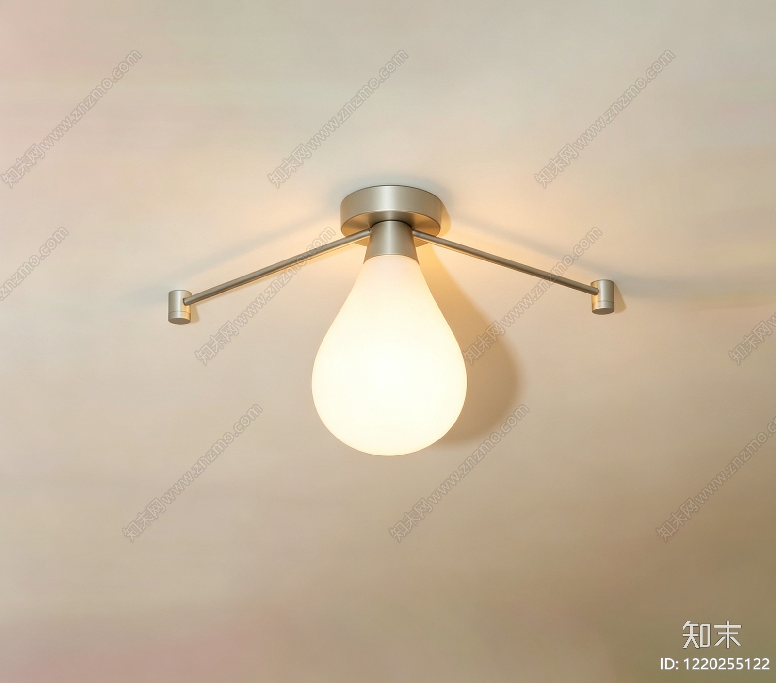 极简主义吸顶灯SU模型下载【ID:1220255122】