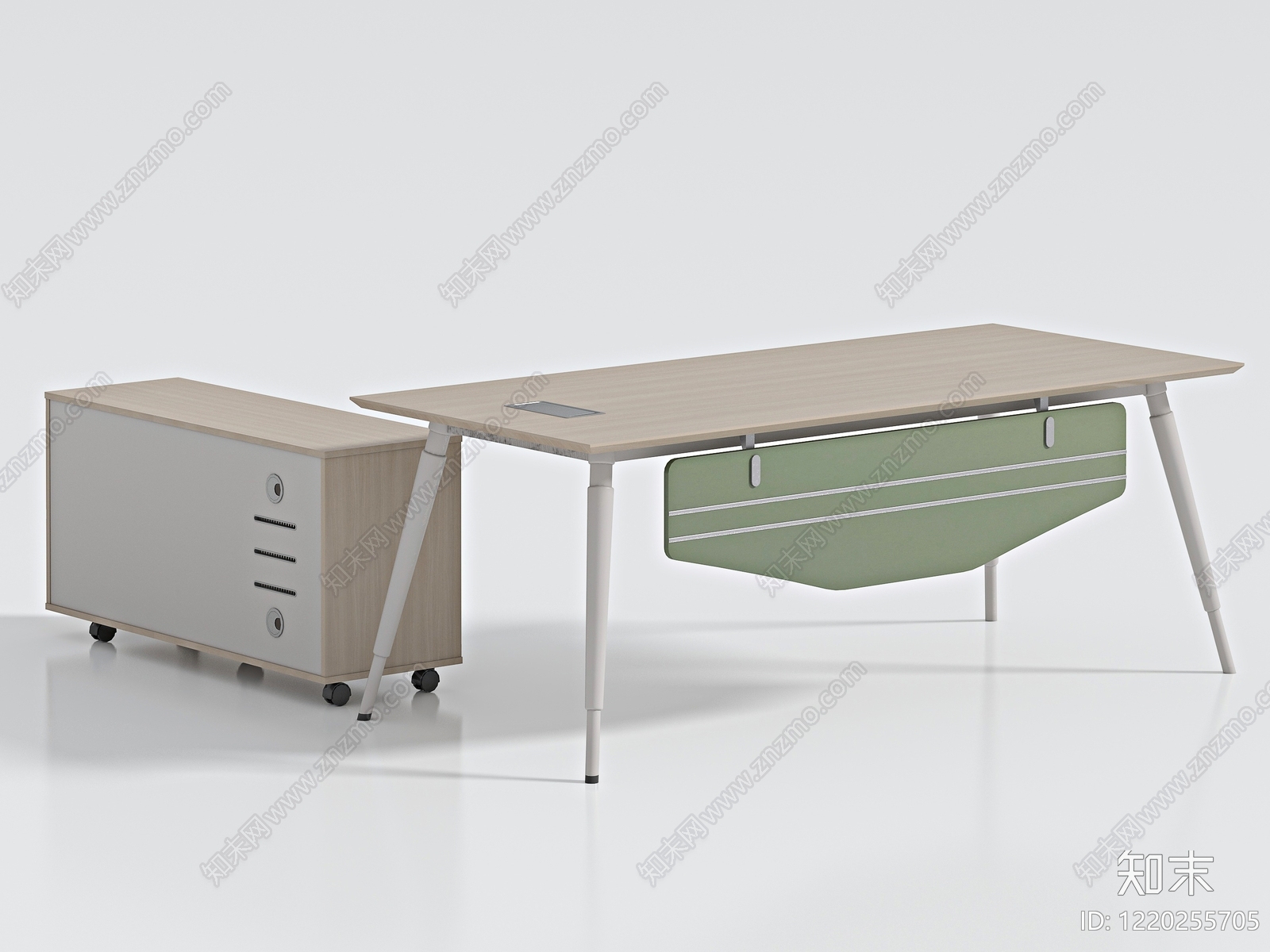 现代简约办公桌3D模型下载【ID:1220255705】