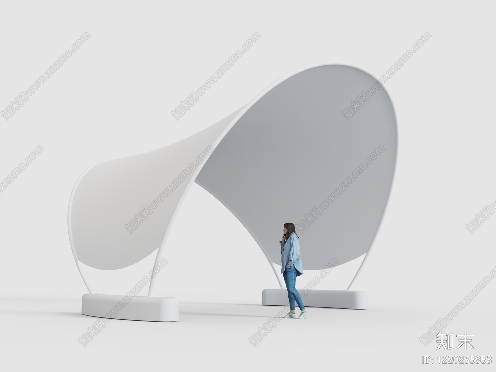 极简主义遮阳设施3D模型下载【ID:1220255953】