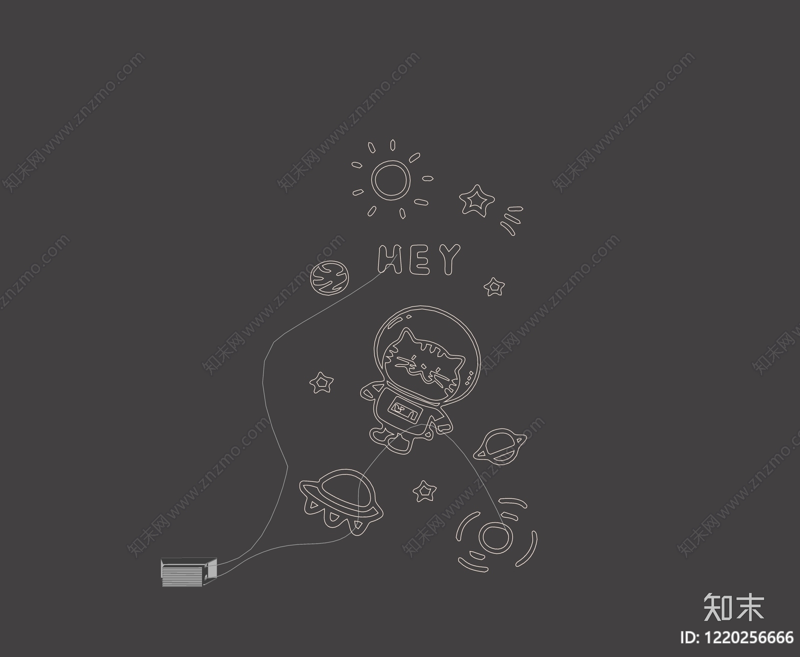 现代霓虹灯SU模型下载【ID:1220256666】