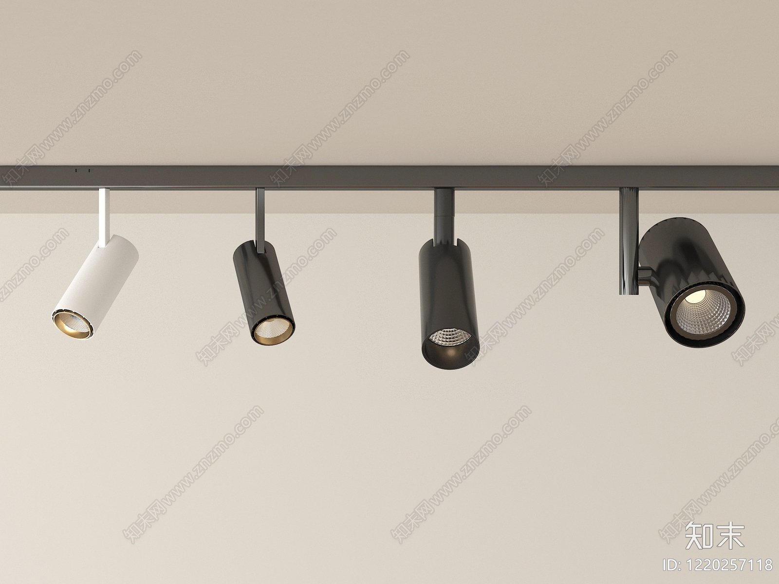 极简射灯3D模型下载【ID:1220257118】