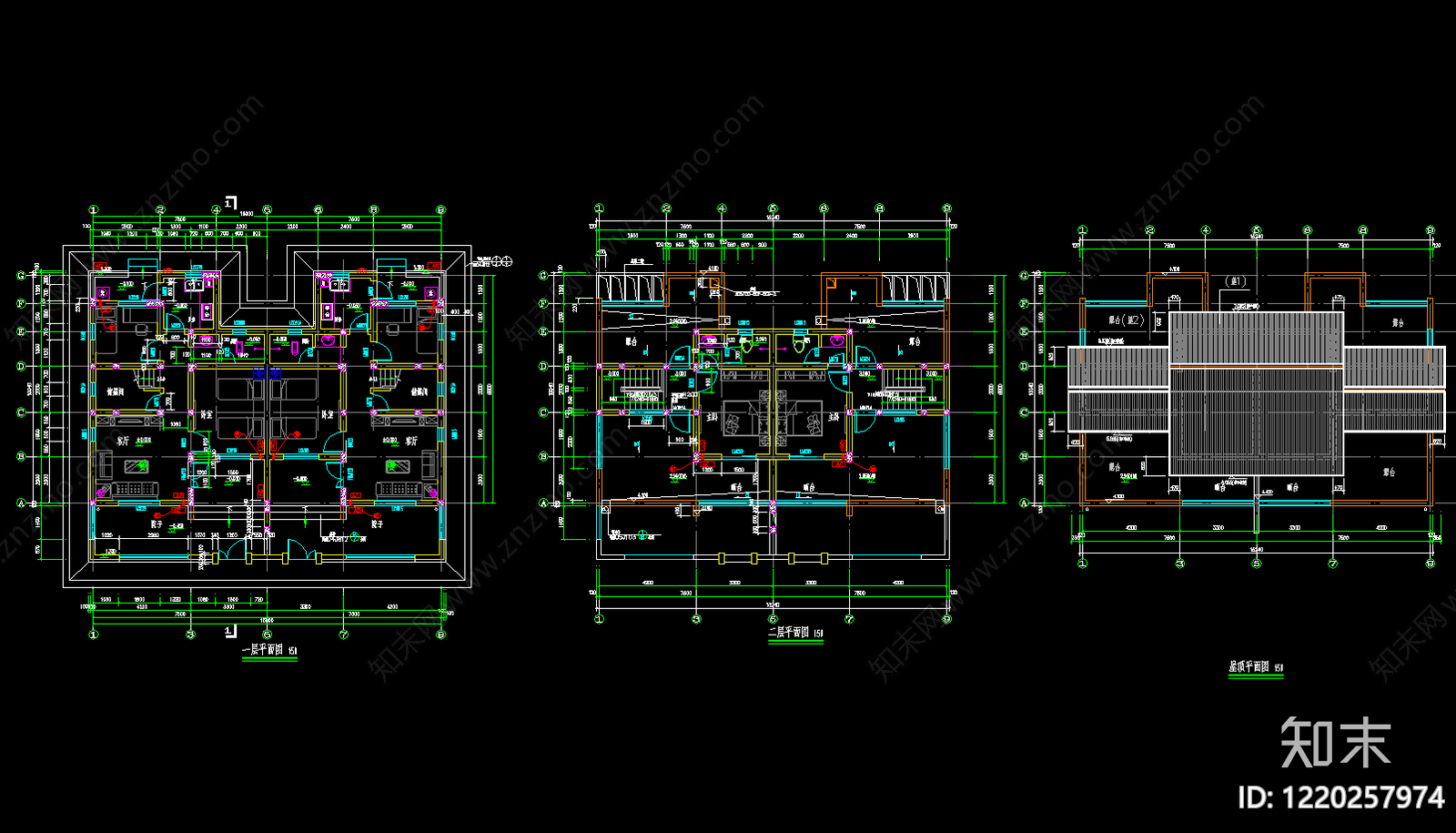 其他居住建筑cad施工图下载【ID:1220257974】