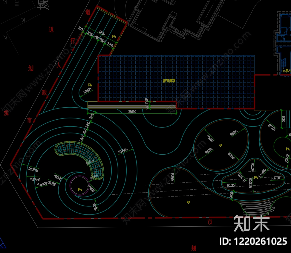 口袋公园CAD图纸