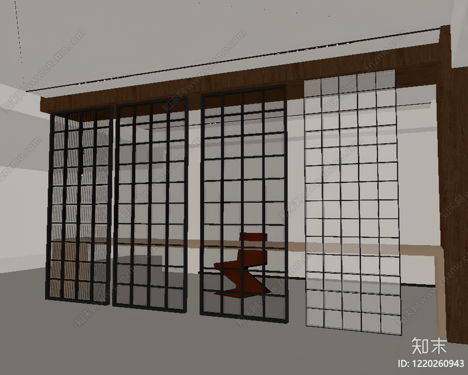 极简隔断SU模型下载【ID:1220260943】