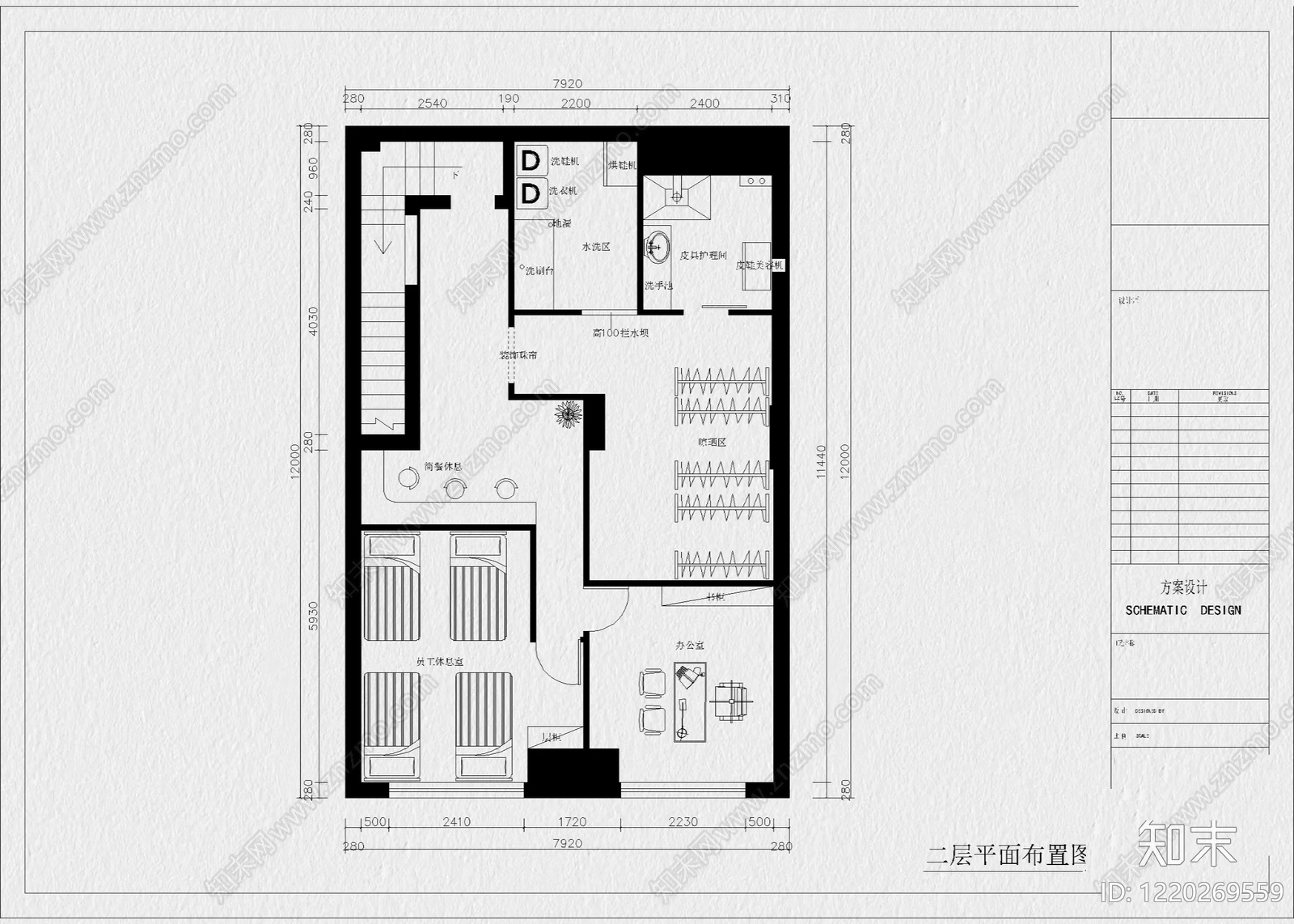 其他商业空间cad施工图下载【ID:1220269559】