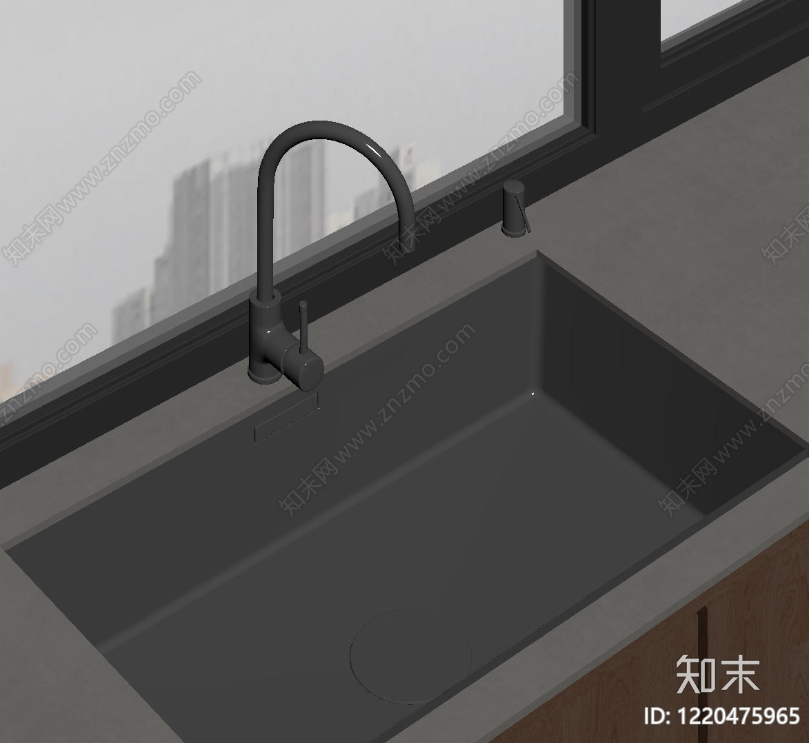 极简主义水槽SU模型下载【ID:1220475965】