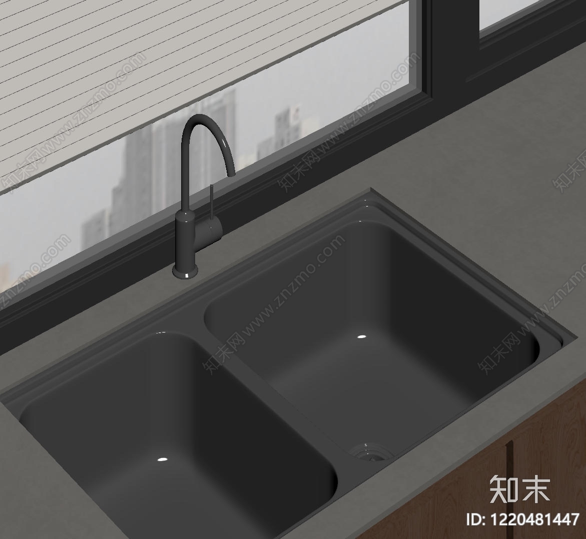 极简主义水槽SU模型下载【ID:1220481447】
