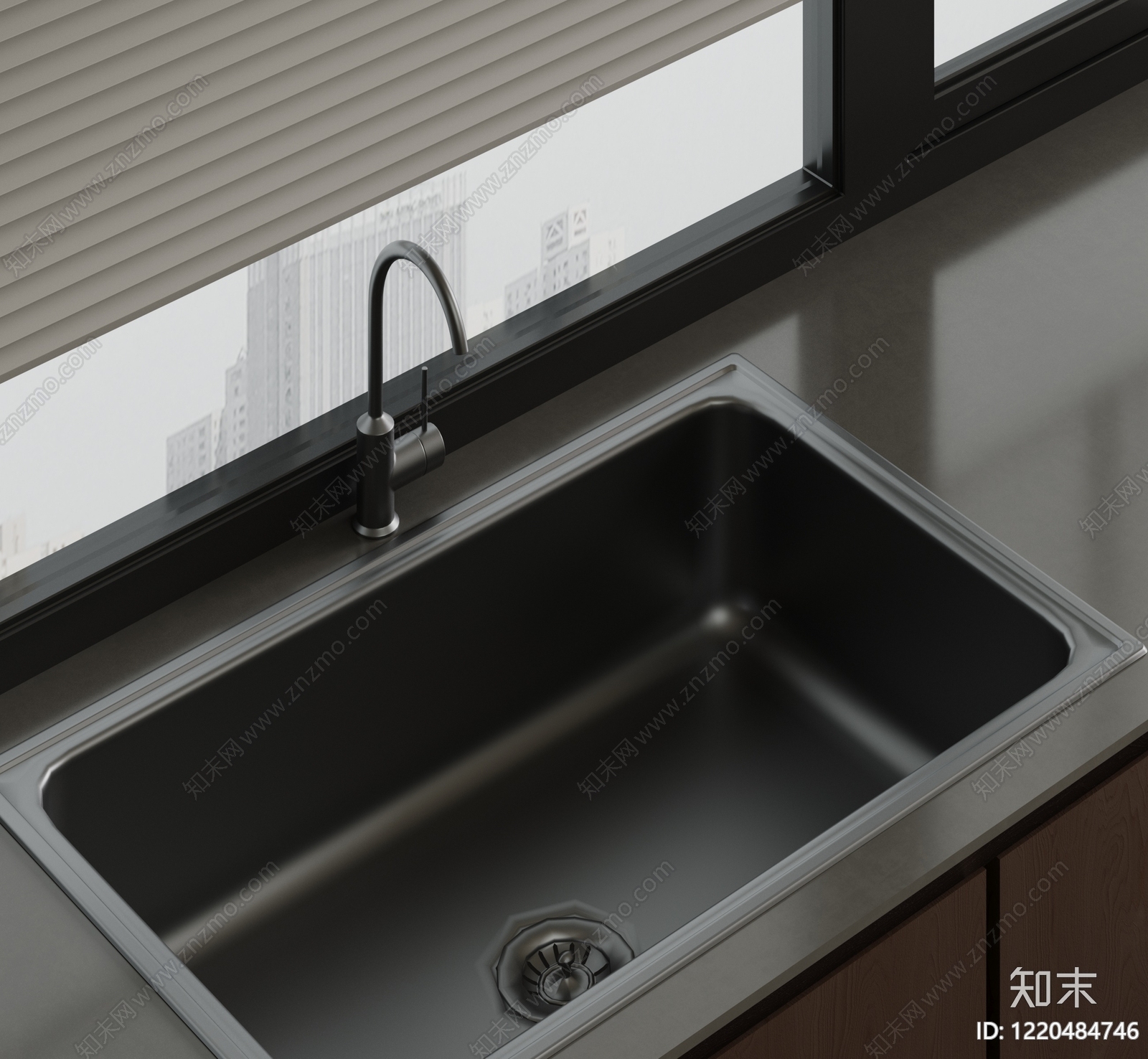 极简水槽SU模型下载【ID:1220484746】