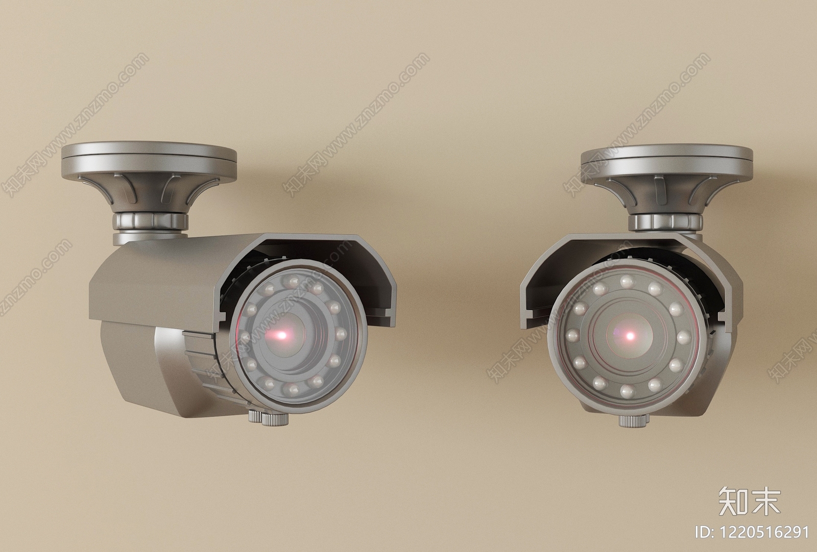 极简主义安全设施3D模型渲染效果图