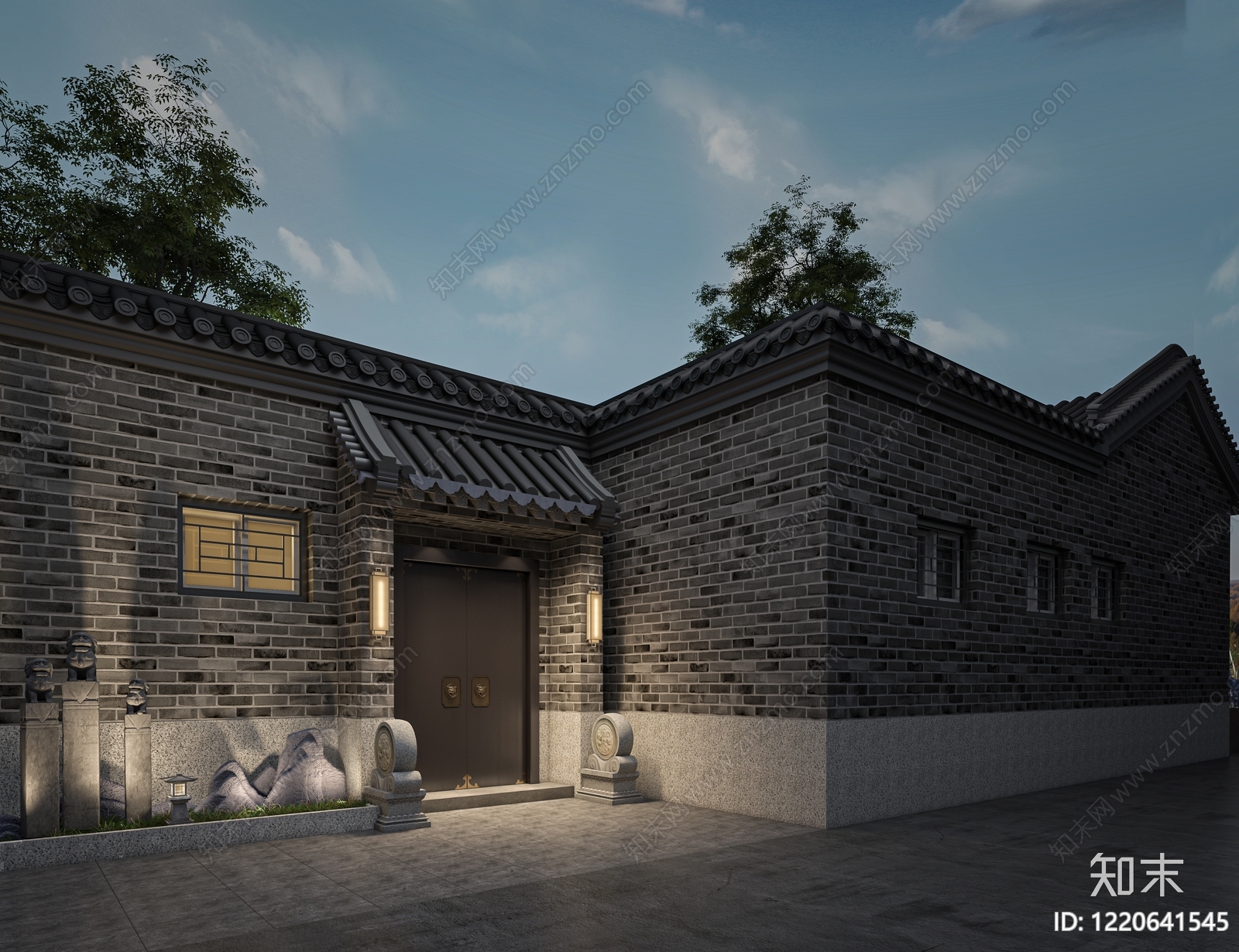 新中式家居客厅3D模型下载【ID:1220641545】