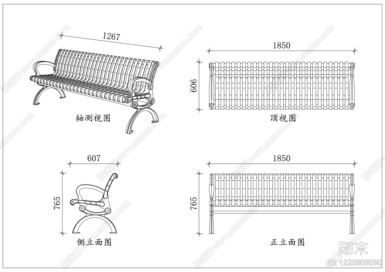 家具图库cad施工图下载【ID:1220909090】