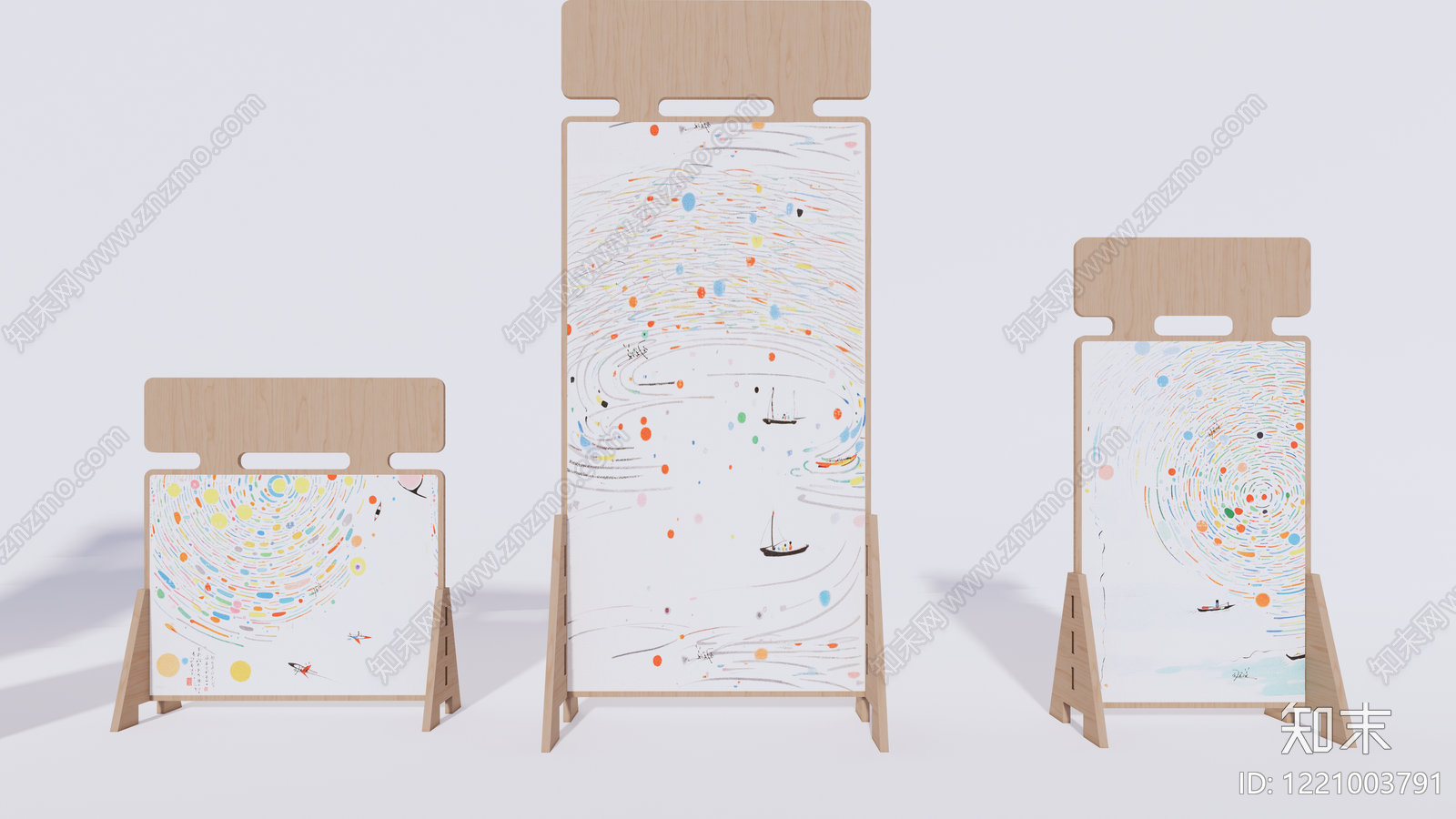 北欧文创展台SU模型下载【ID:1221003791】