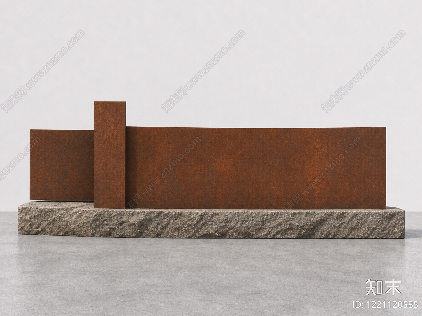 极简主义雕塑摆件3D模型下载【ID:1221120585】