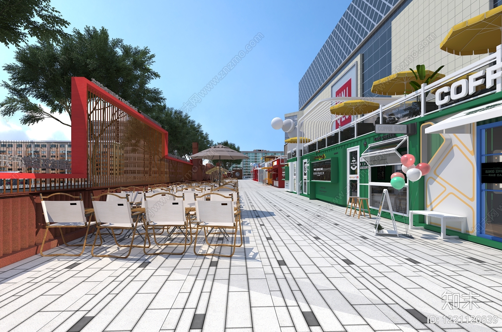 复古工业风其他商业空间3D模型下载【ID:1221120839】