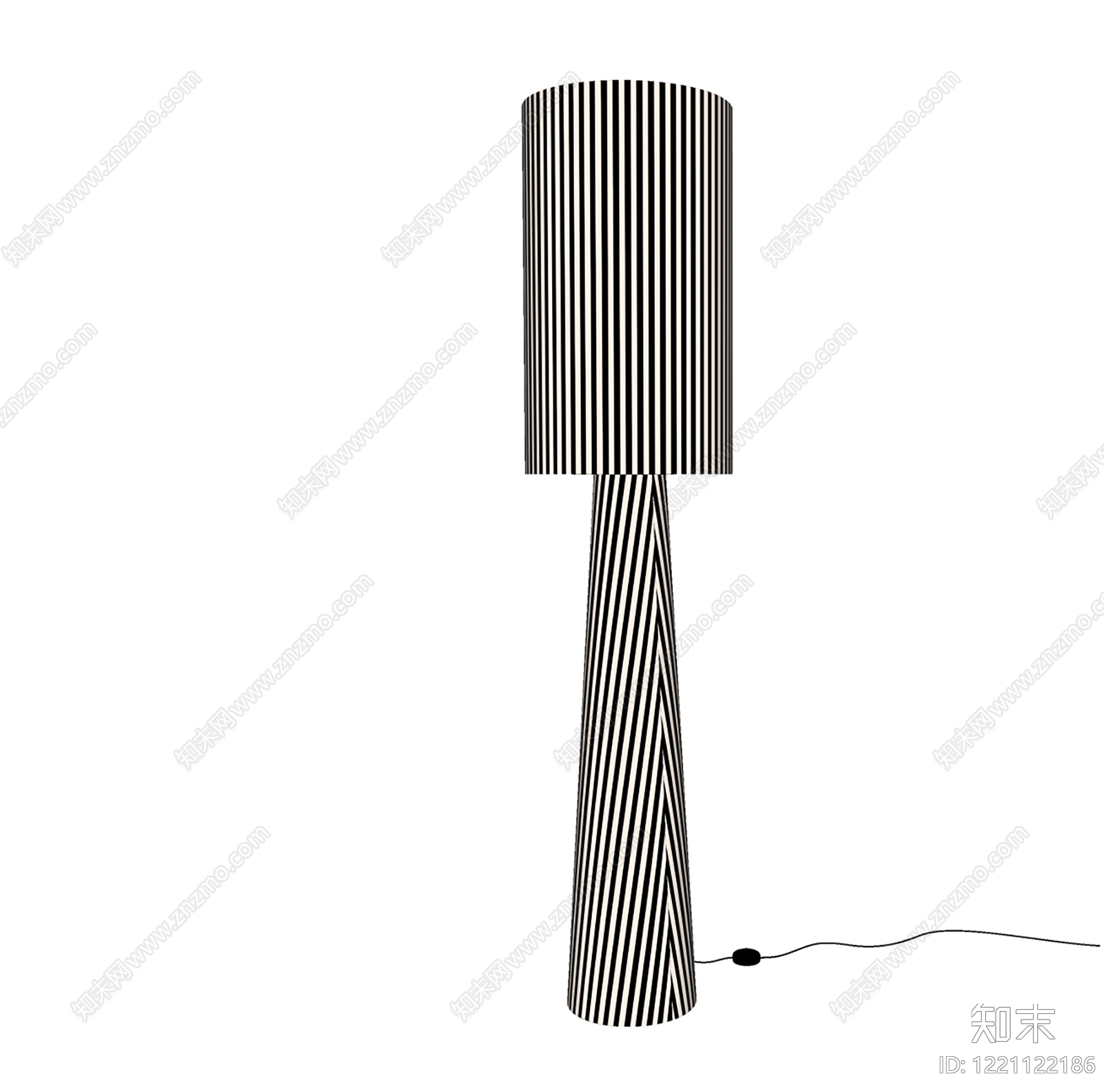 极简主义落地灯SU模型下载【ID:1221122186】
