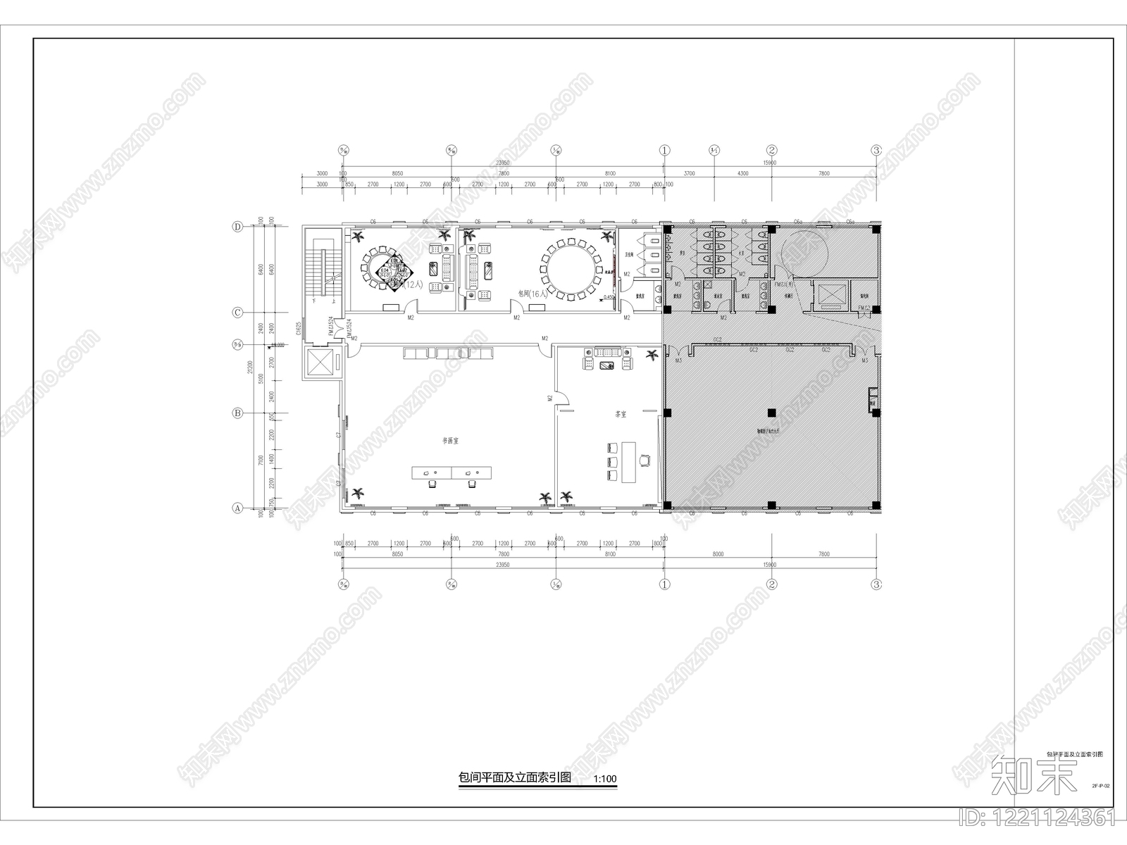 其他餐饮空间cad施工图下载【ID:1221124361】