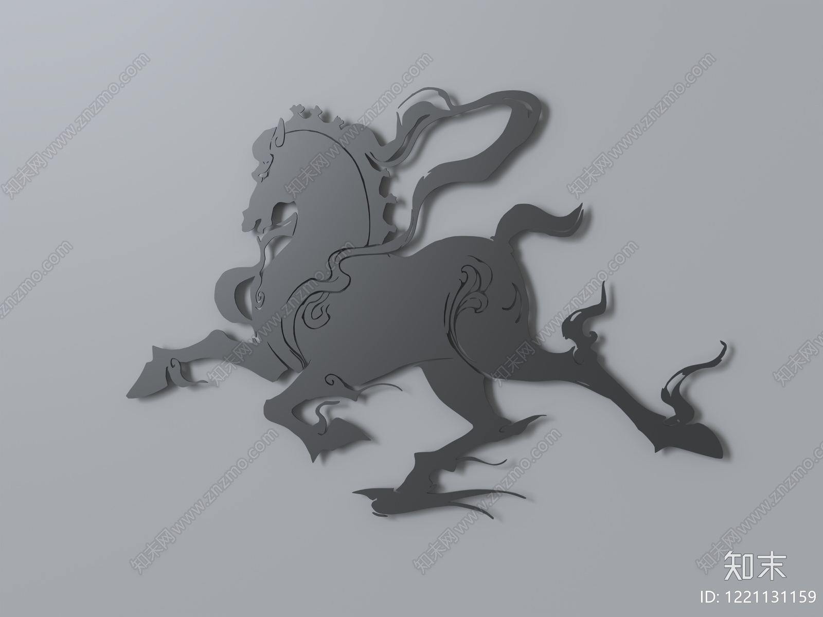 新中式挂件3D模型下载【ID:1221131159】