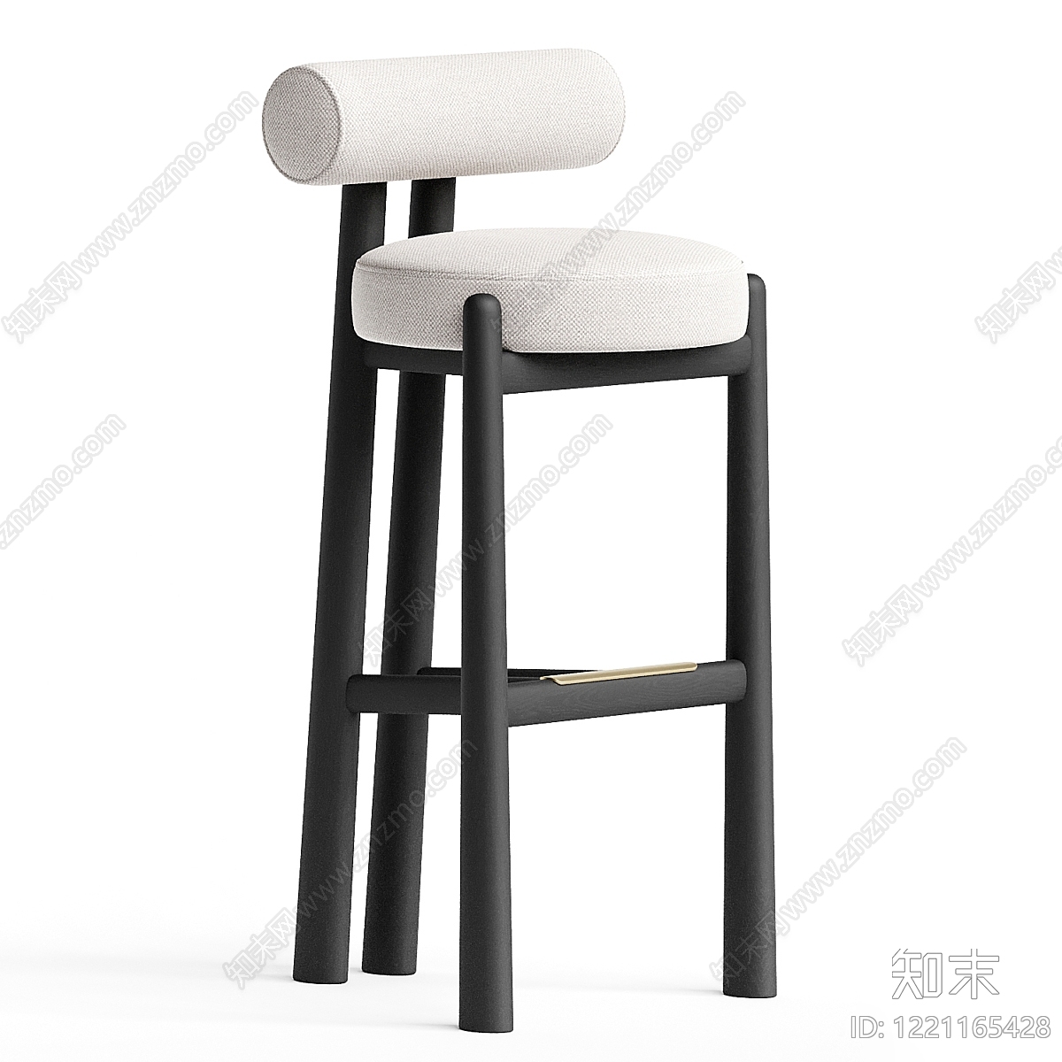 极简吧椅3D模型下载【ID:1221165428】