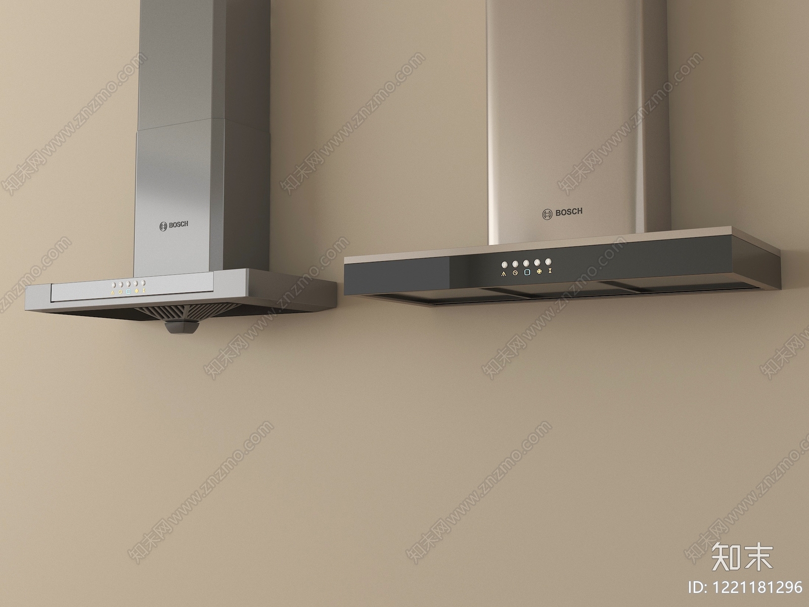 极简油烟机3D模型下载【ID:1221181296】