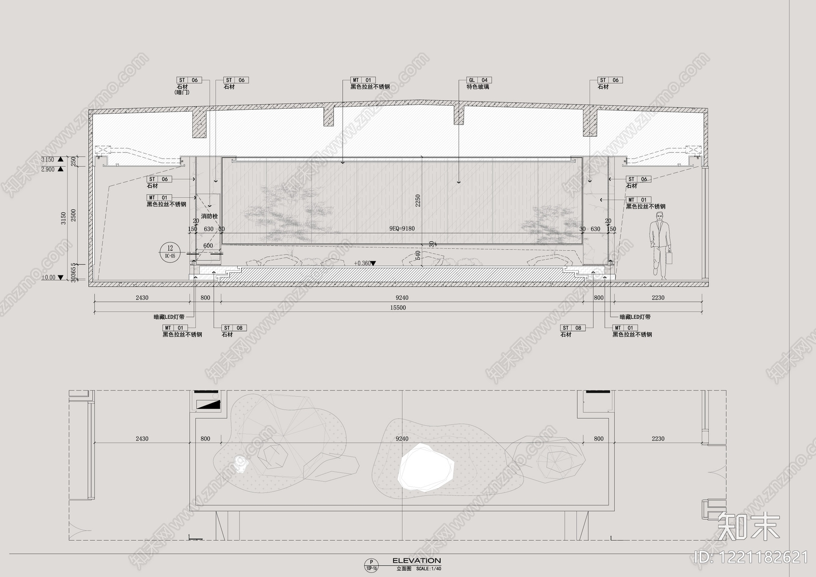 整体办公空间cad施工图下载【ID:1221182621】
