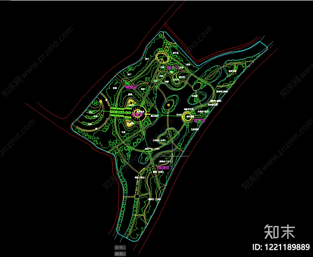综合性公园CAD图纸