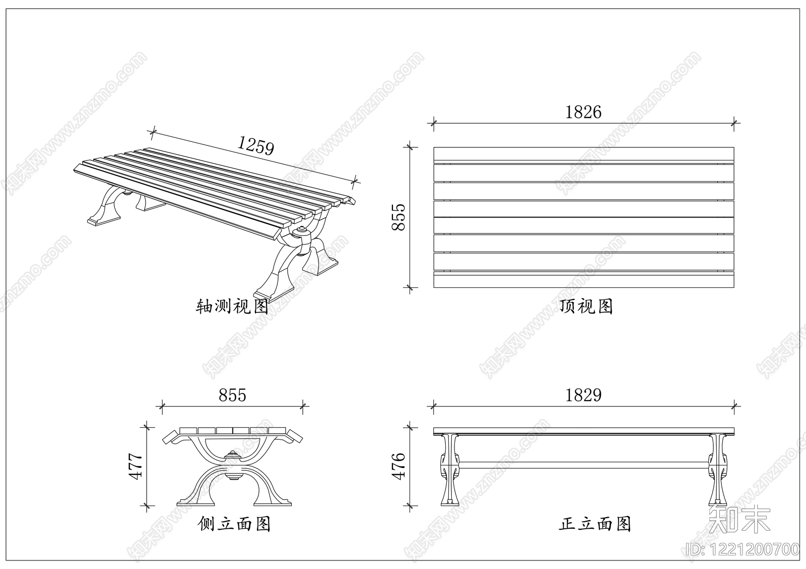 复古家具图库CAD图纸