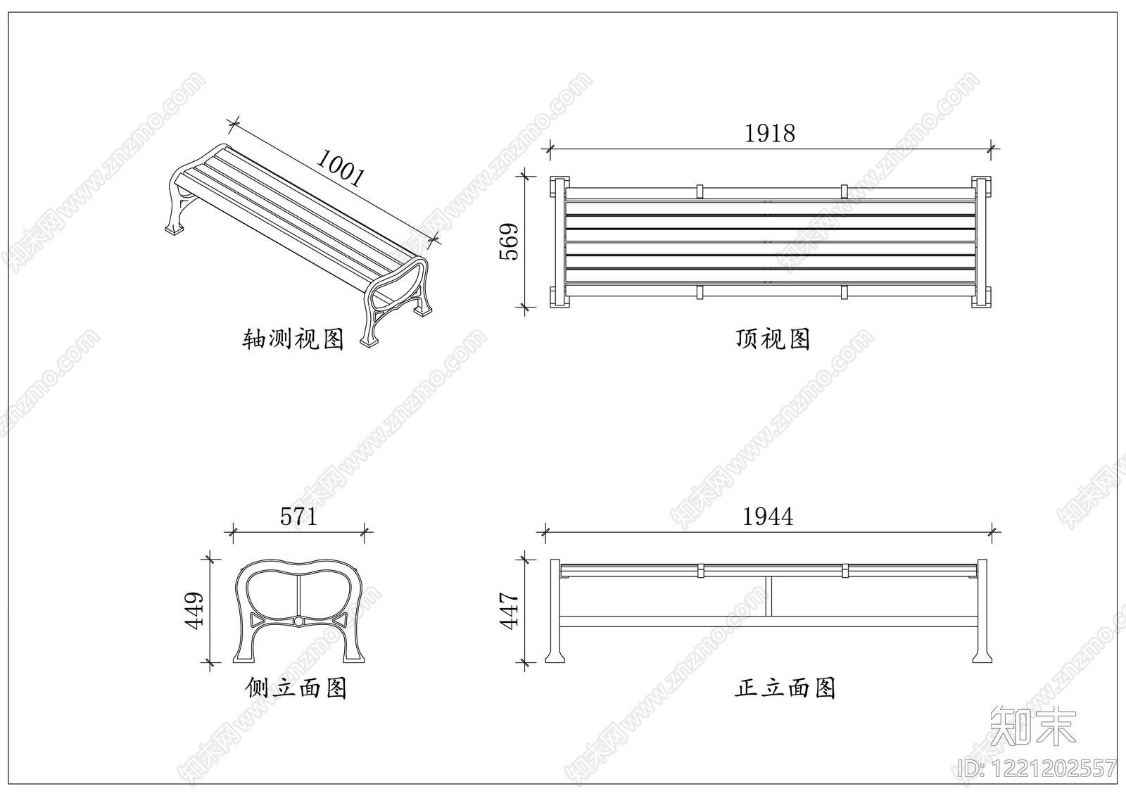 简约家具图库CAD图纸