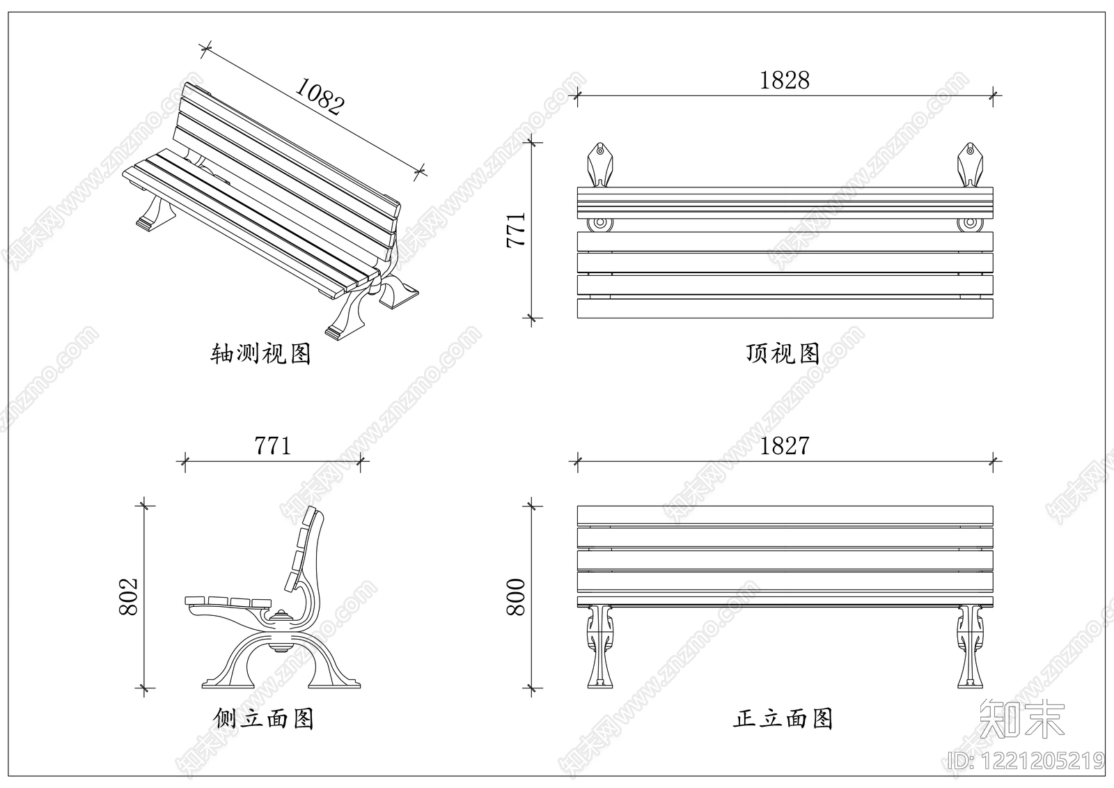 原木家具图库CAD图纸