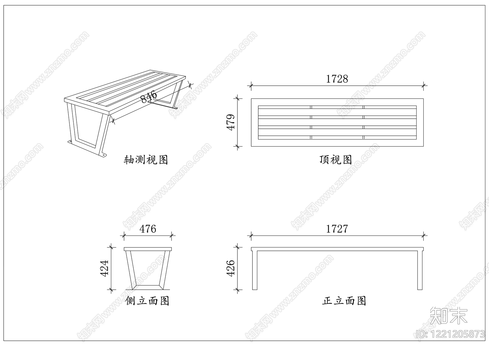 简约家具图库CAD图纸