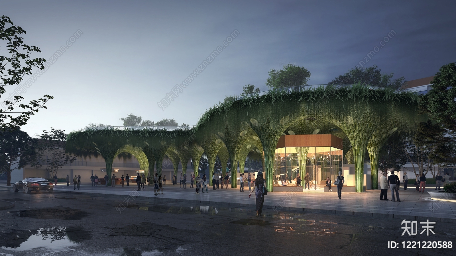 自然主义建筑其他商业建筑3D模型下载【ID:1221220588】