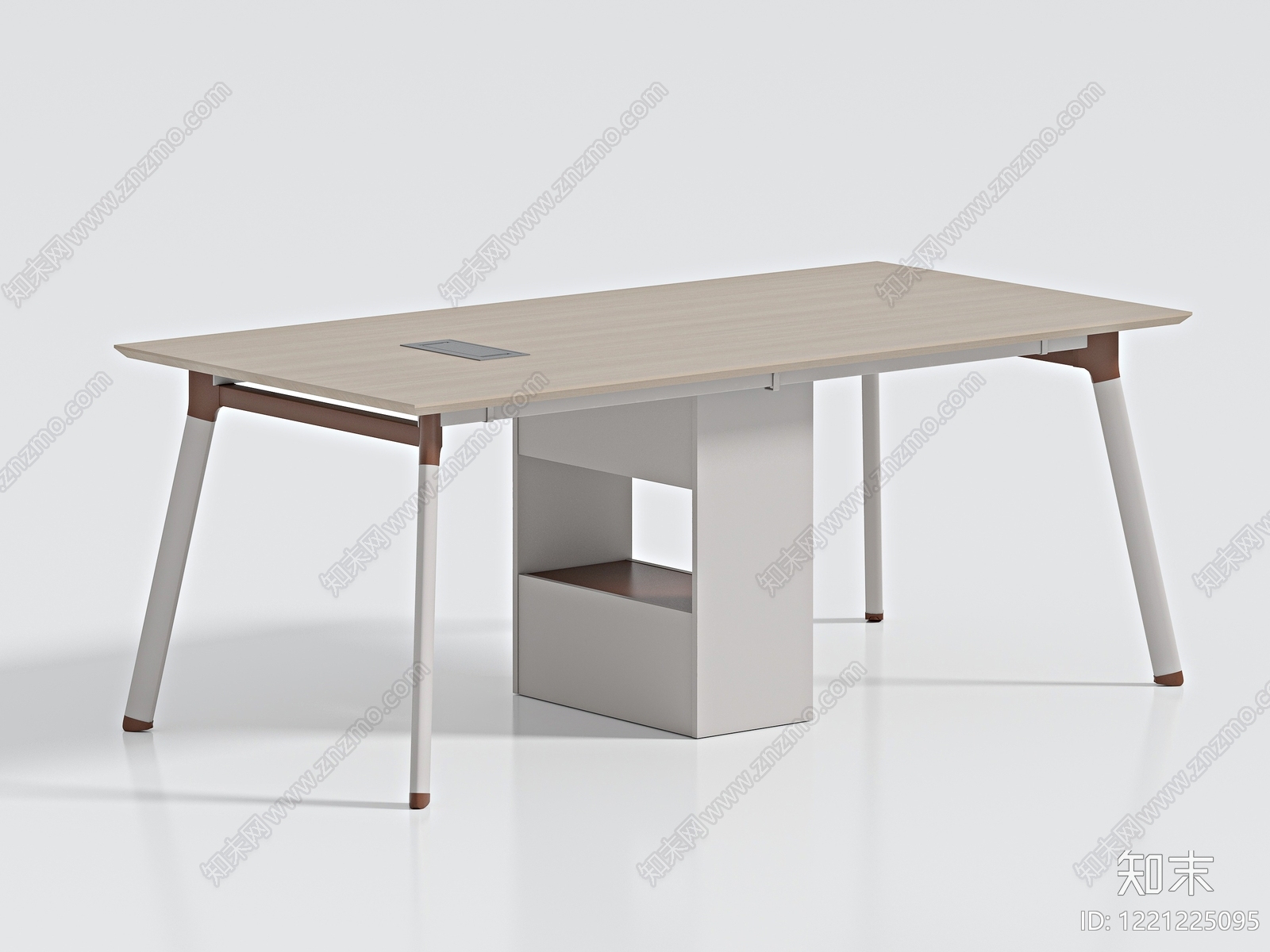现代简约办公桌3D模型下载【ID:1221225095】
