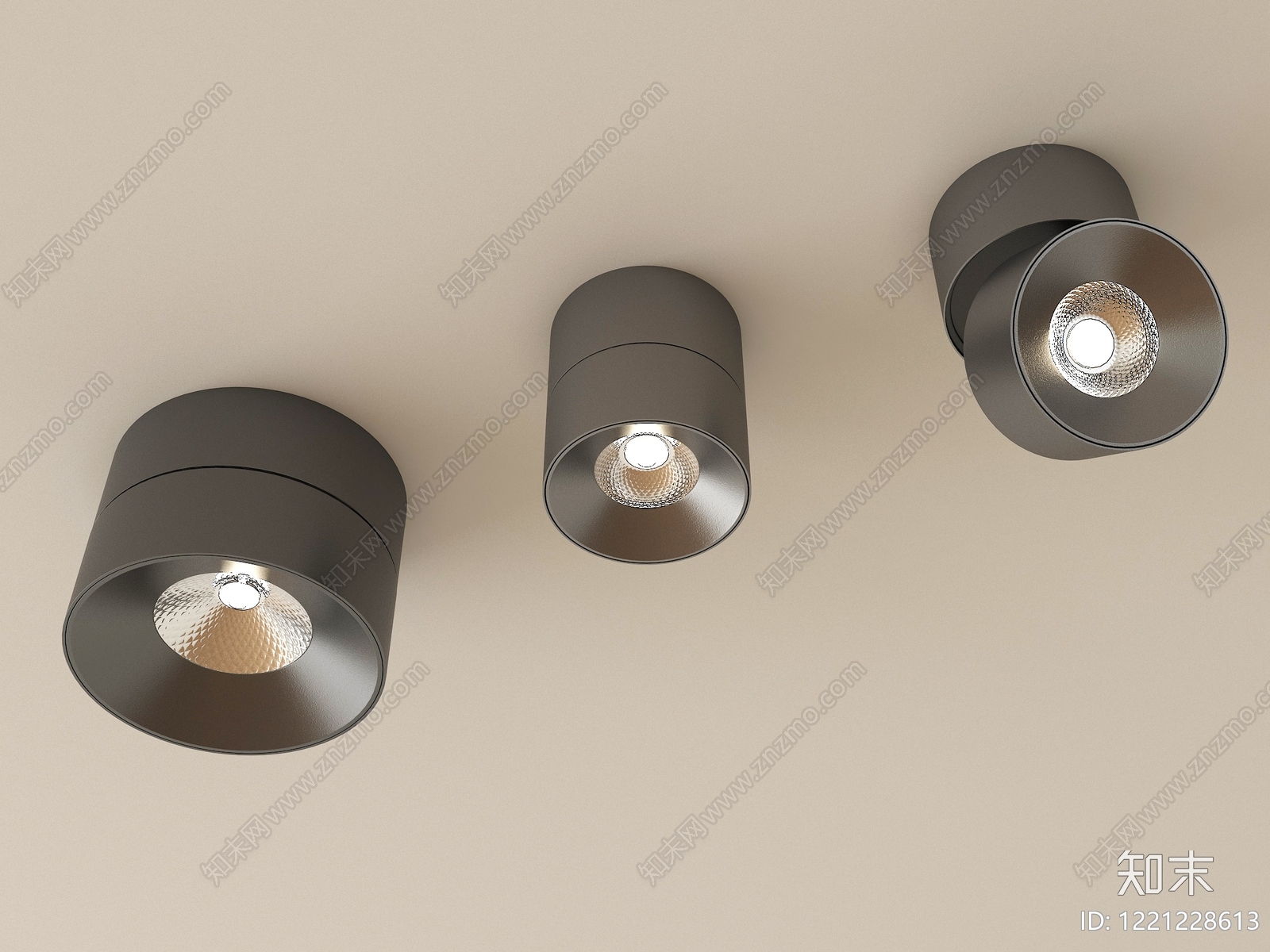 极简射灯3D模型下载【ID:1221228613】