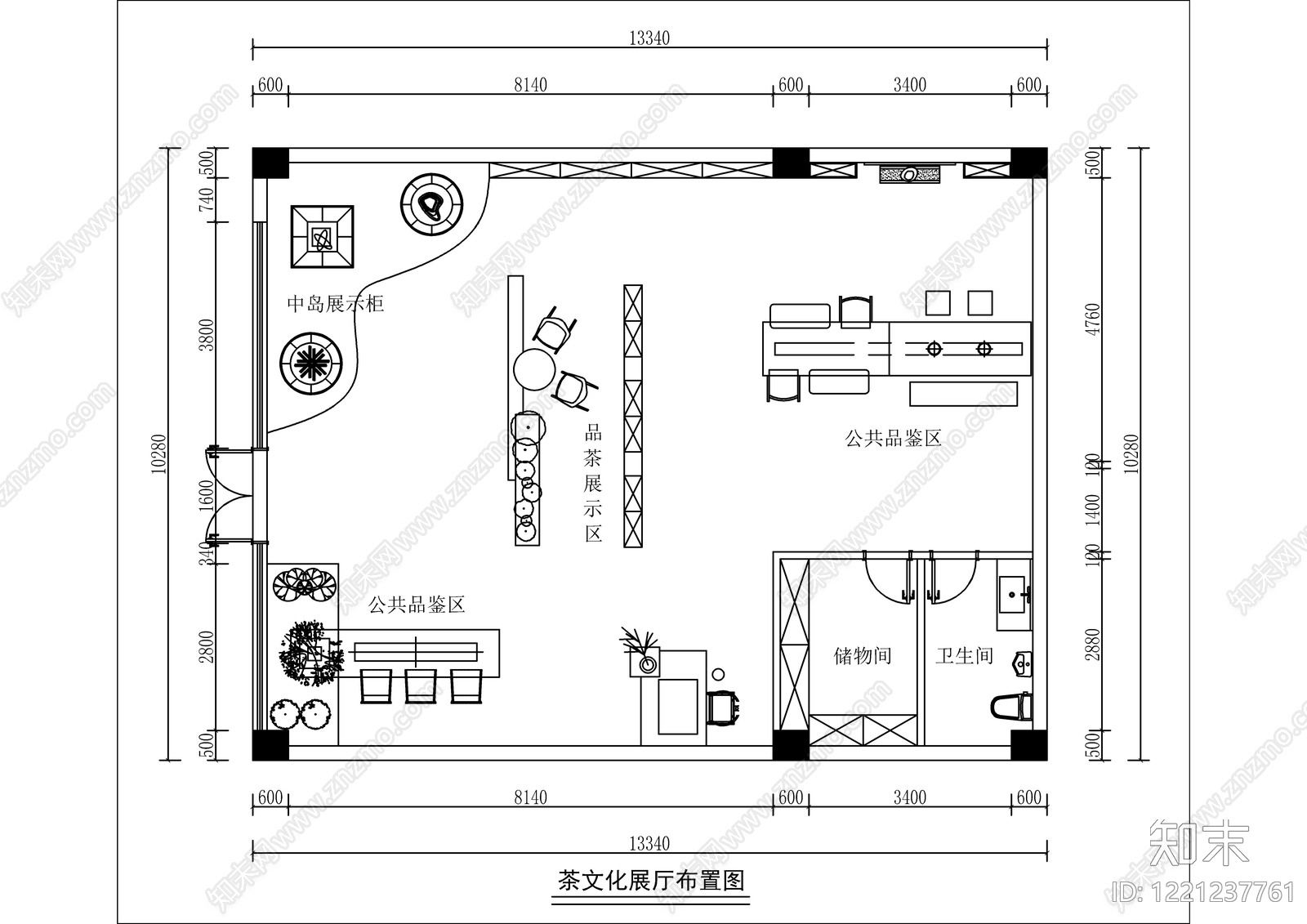 文创店CAD图纸