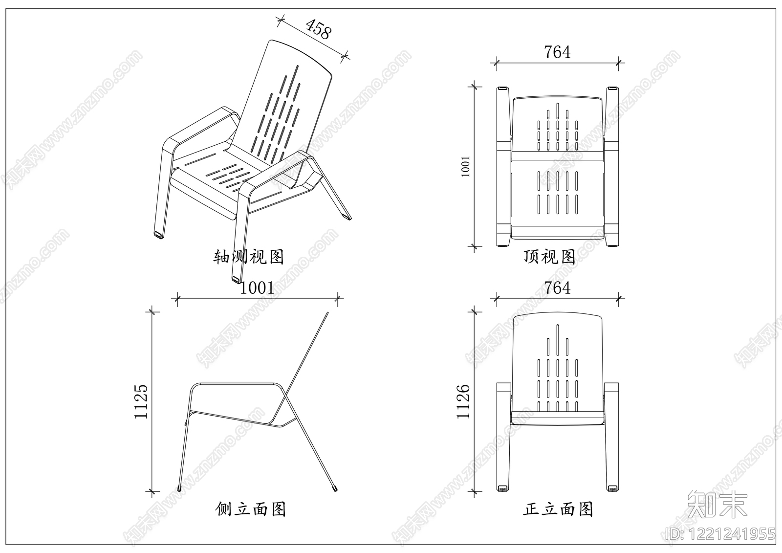 简约家具图库CAD图纸