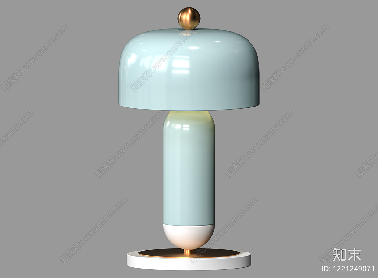 奶油风落地灯3D模型下载【ID:1221249071】
