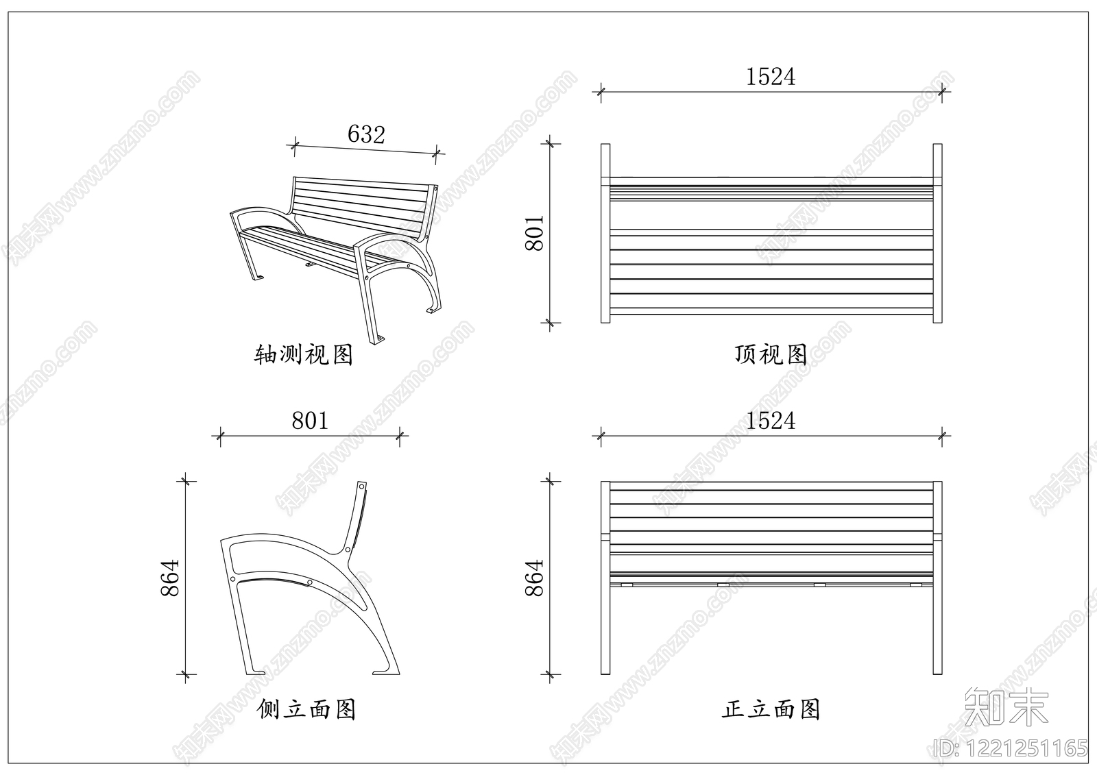 简约家具图库CAD图纸