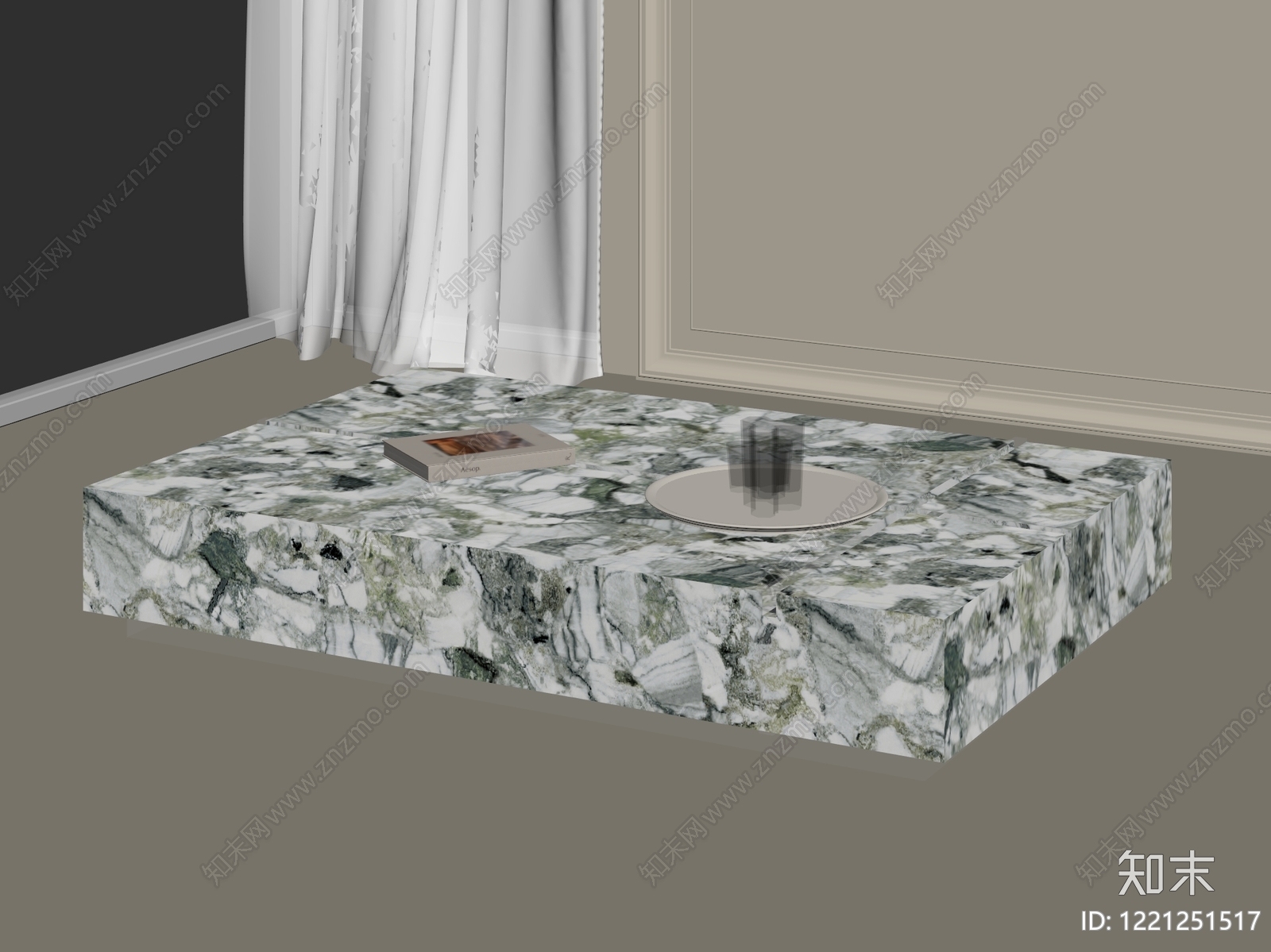 意式极简茶几3D模型下载【ID:1221251517】